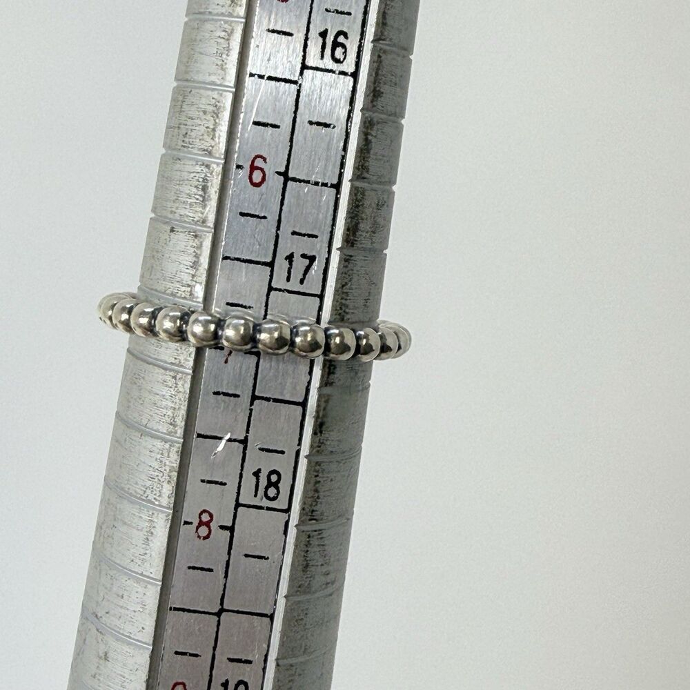 Pandora Sterling Silver 925 Amethyst Stackable Ring Sz 7 - Picture 8 of 9